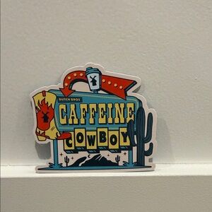 Dutch Bros Caffeine Cowboy Sticker